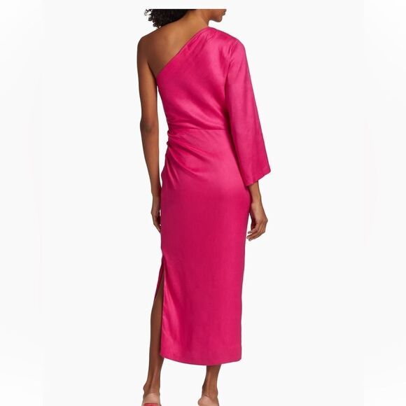 Veronica beard patsy linen Midi dress size 6 NWT $498 - Picture 7 of 8